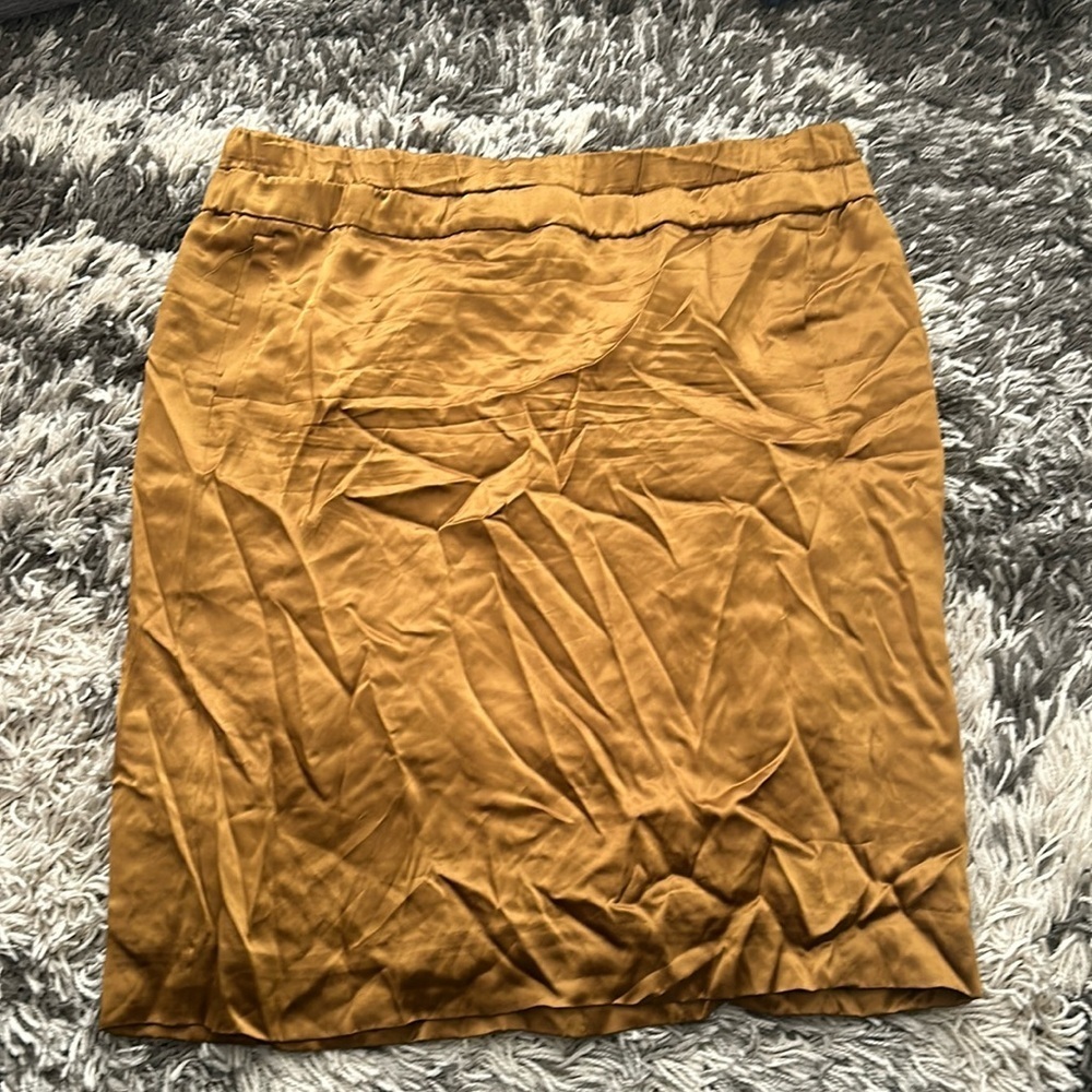 Gold J. Crew Skirt